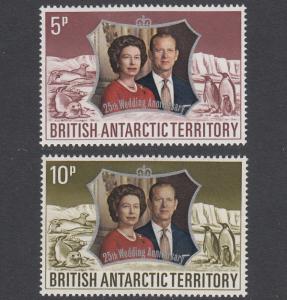 British Antarctic Territories 43-44 MNH CV $7.75