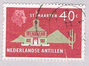 Netherlands Antilles 252 Used Town Hall 1958 (BP32518)