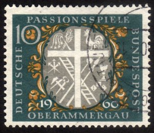 1960, Germany, 10pfg, Used, Sc 810