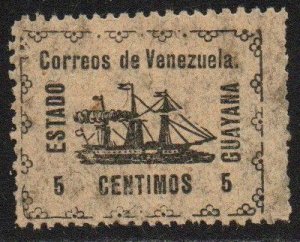 Venezuela - Guayana Sc #1 Mint Hinged counterfeit