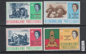 XG-AK010 BECHUANALAND - Protectorate, 1966 Royal Pioneers Corps MNH Set