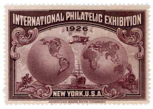 (I.B) US Cinderella : International Philatelic Exhibition (New York 1926) 