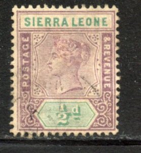 Sierra Leone # 34, Used. CV $ 3.50