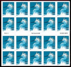 3830De 37¢ Egret USPS Microprinted on Bird's Breast Cat $110.00 - Stuart Katz