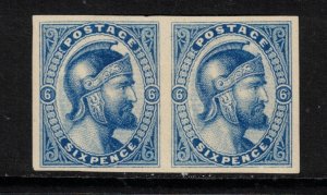 Canada Minuse & Pratt #E-Ca Extra Fine Viking Head Plate Essay Pair In Dark Blue