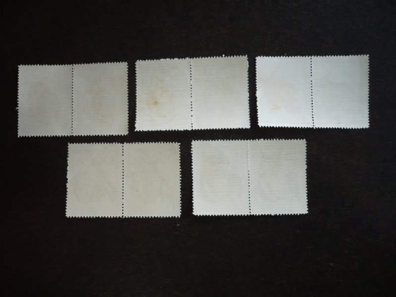 Stamps - Cuba - Scott# 801-805 - Mint Hinged Set of 5 Stamps in Pairs