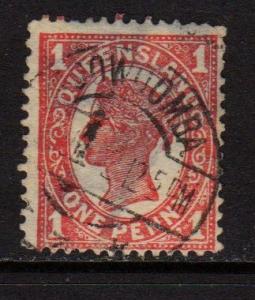 Australia - Queensland  #131 Queen Victoria (Wmk 12)  - Used