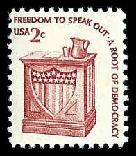 PCBstamps   US #1582 2c Freedom to Speak Out, MNH, (25)