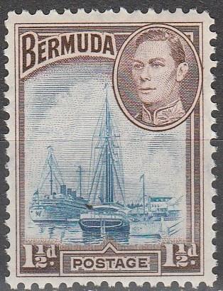 Bermuda #119 F-VF Unused CV $4.75 (SU6050)