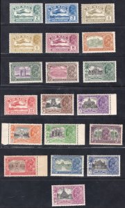 MOMEN: INDIA SG #220-231,240-246 MINT OG H/9NH £110+ LOT #65376