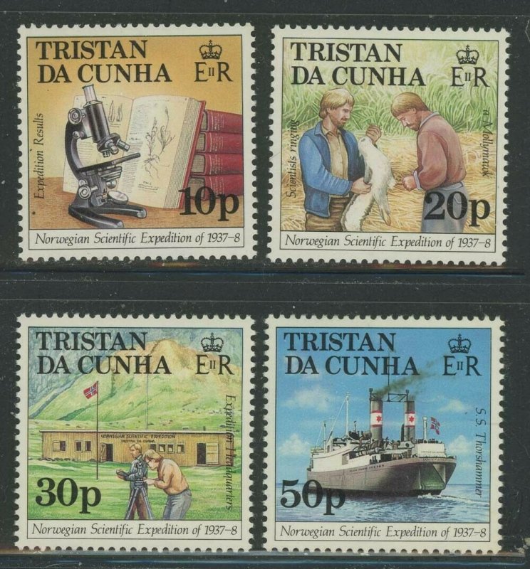 Tristan da Cunha 1987 Scientific set Sc# 416-19 NH