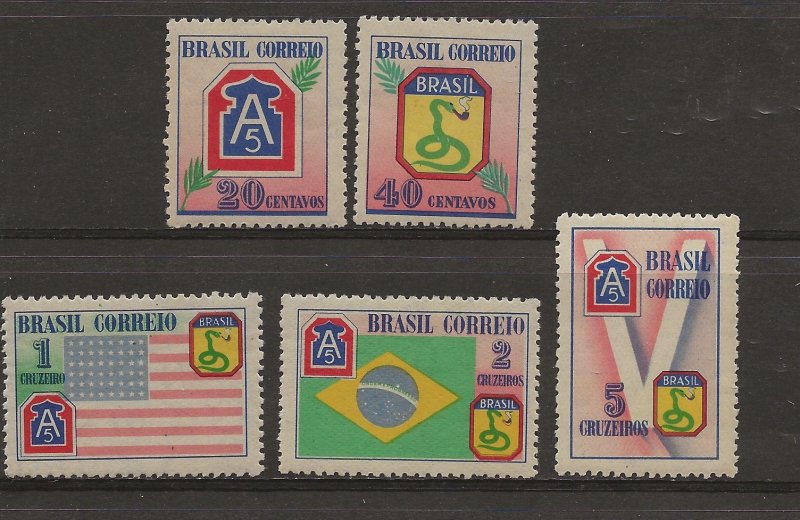 Brazil 635-639 MH Set