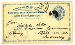 USA - POSTCARD year. 1888