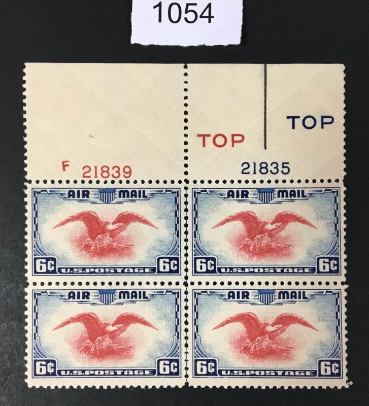 US STAMPS # C23 PLATE BLOCK OF 4 MINT OG NH LOT #1054