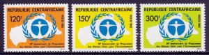 Central African Republic - Scott #563-565 - MNH - SCV $5.50