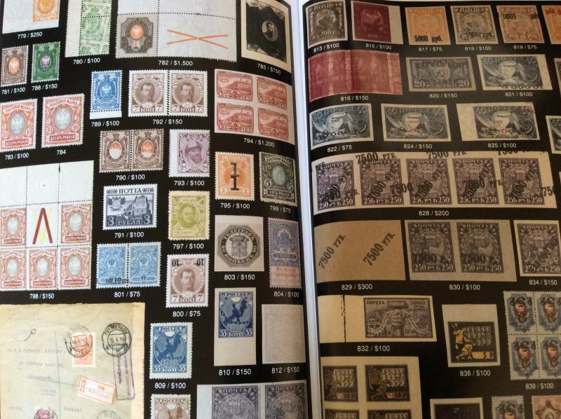 Raritan Auction 75,Nov 2017 Catalog,Wide Rare Russia Postage & Worldwide   