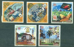 CUBA Sc# 4294-4298 EUROPEAN IMMIGRATION TO HAVANA Cpl set of 5  2003 MNH
