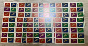 Lot of 10 3360-3363(a) LEAPING DEER Booklets Pane of 20 US 33¢ Stamps MNH 1999