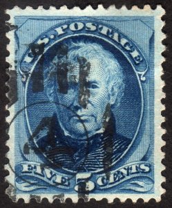 1875, US 5c, Zachary Taylor, Used, well centered, Sc 179