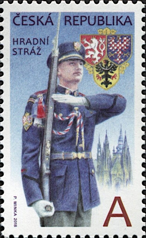 Czech Republic 2018 MNH Stamps Scott 3778 Castle Guard Architecture Coat of Arms