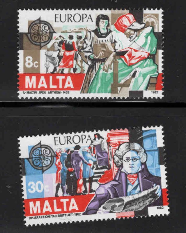 MALTA  Scott 614-615 Europa 1982 MNH** set