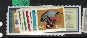 East Germany DDR SC 1450-2, 1454-61 MNH (4exl) 