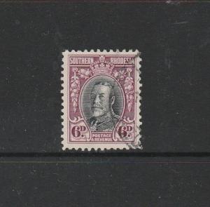 Southern Rhodesia 1931/7  P12   6d FU SG 20