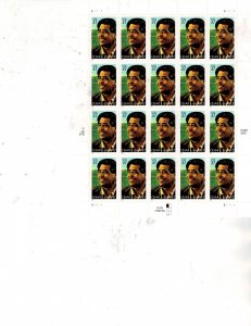 Cesar E, Chavez 37c Postage Sheet #3781 VF MNH