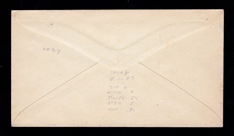 U.S. POSTAL STATIONARY 4¢ SCOTT #U259 MINT ENTIRE 1886 (SCV = $22.50)