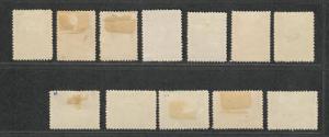 Newfoundland Sc#87-97 M/H/VF, Complete Set, 92+92a Have Sm. Thins, Cv. $610