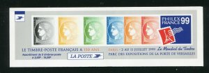 France 2693a Postage Stamp Anniversary Booklet of Stamps MNH 1999