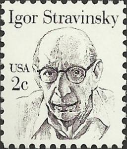 # 1845 MINT NEVER HINGED IGOR STRAVINSKY