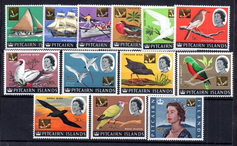 Pitcairn Islands QEII 1967 Decimal mint set SG69-81 WS7337