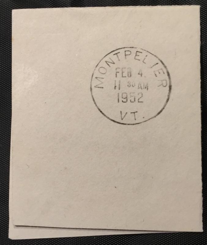 US #U533b Used Full Corner Square George Washington SCV $.85 L3