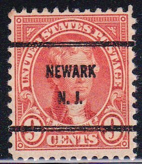 Precancel - Newark, NJ PSS 641-61 - Bureau Issue