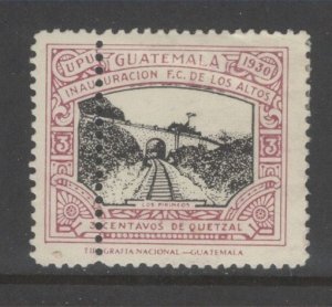 Guatemala Scott 253 (mis-perfed)