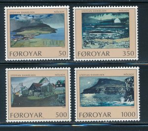 Foroyar Faroe - MNH Art Landscape Set  (1990)