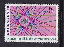United Nations Geneva    #113  MNH  1983   world communications year