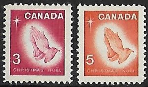 Canada # 451-452 - Praying Hands - MNH.....(G2)