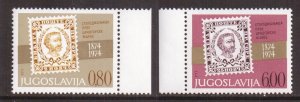 Yugoslavia   #1185-1186  MNH  1974  Montenegro stamps