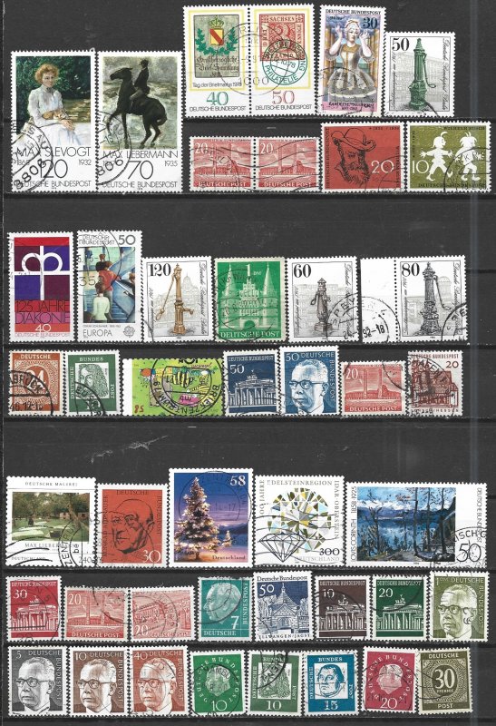 COLLECTION LOT 7635 GERMANY 44 STAMPS CLEARANCE