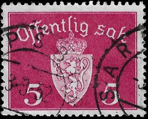 Norway 1938 Sc O22 U vf