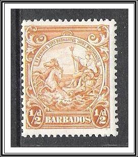 Barbados #193A Seal of Colony MLH