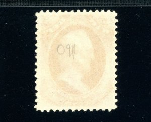 USAstamps Unused FVF US War Dept Scott O91 NG