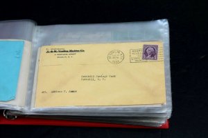 US Stamp Collection 80 Vintage Slogan Cancel Covers 1930's & early 1...