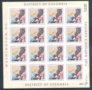 US Stamp #3813 MNH - Washington, District of Columbia Full Sheet of 20