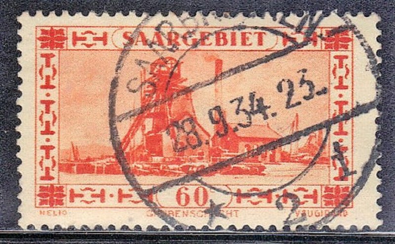 SAAR  SC# 127  USED  60c  1930  SEE SCAN