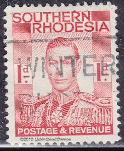 Southern Rhodesia 43 USED 1937 KGVI