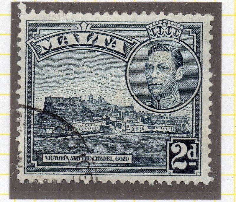 Malta 1938 Early Issue Fine Used 2d. NW-200427 