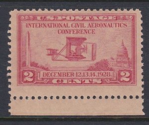 649 Wright Airplane MNH
